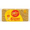 007413 Golden Crumpet Squares 6 pack