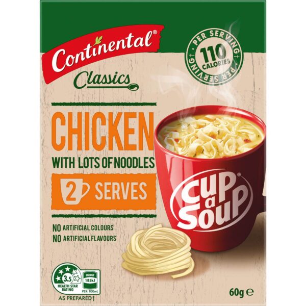 032924 Continental Classics Cup A Soup Chicken With Lots Of Noodles 60g
