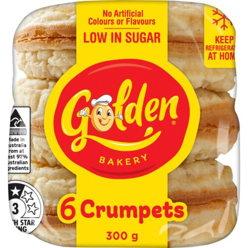 049622 Golden Crumpets Round 6 pack