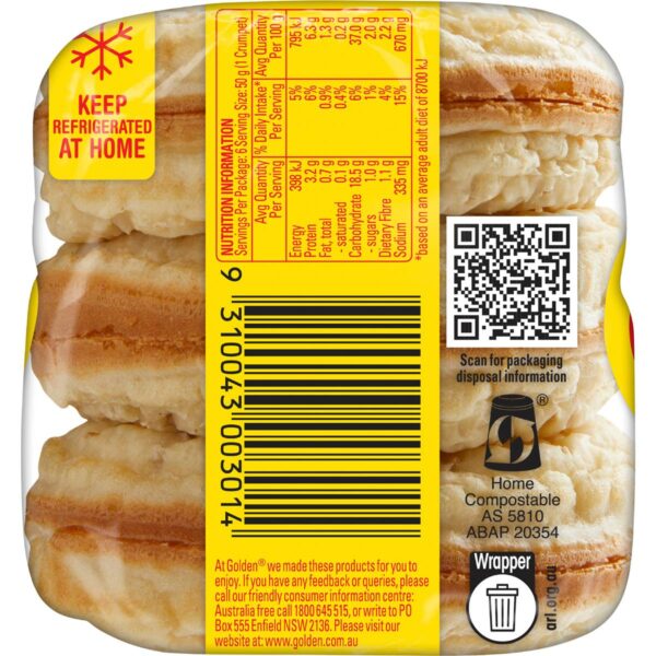 049622_4 Golden Crumpets Round 6 pack