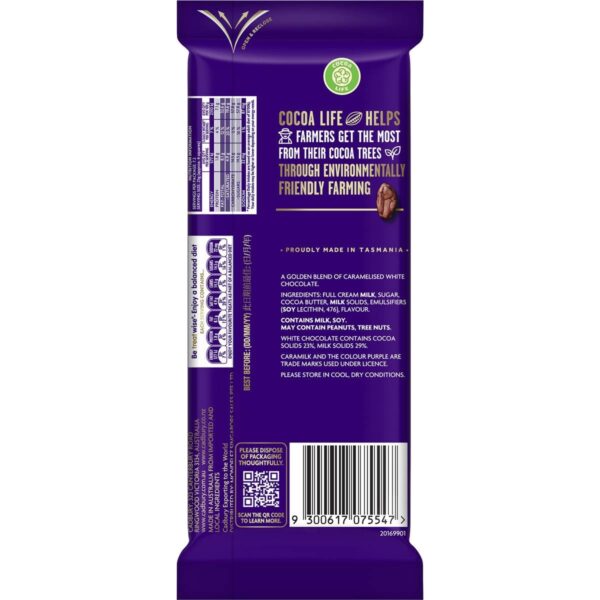 Cadbury Caramilk Chocolate Block 180g