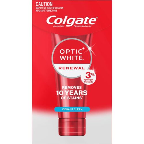 Colgate Teeth Whitening Toothpaste Optic White Renewal Vibrant 85g