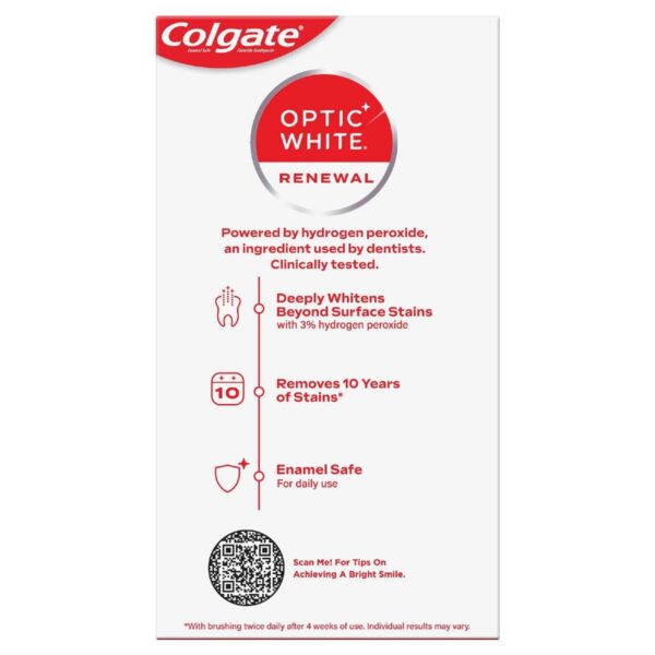 080817_2 Colgate Teeth Whitening Toothpaste Optic White Renewal Vibrant 85g