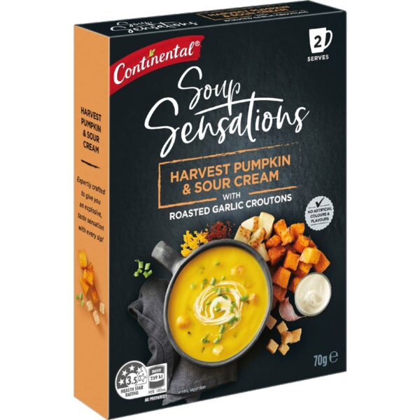 082418_3 Continental Soup Sensations Harvest Pumpkin & Sour Cream 70g