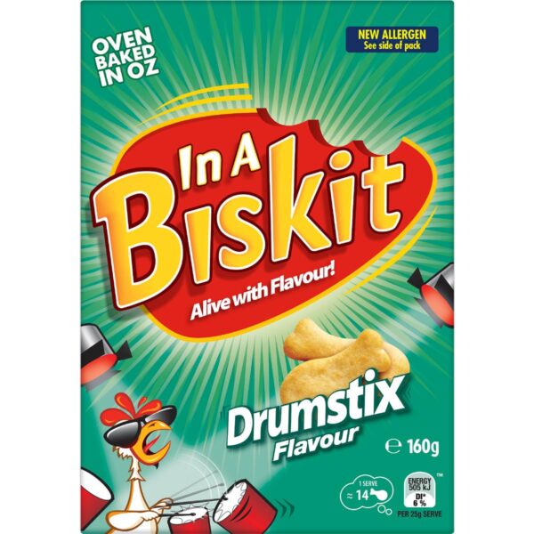 172235_1 In A Biskit Ritz Drumstix Crackers 160g