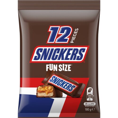 Snickers Milk Chocolate Party Share Bag 12 pack