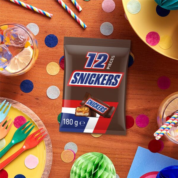 206889_7 Snickers Milk Chocolate Party Share Bag 12 pack