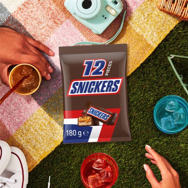 206889_8 Snickers Milk Chocolate Party Share Bag 12 pack