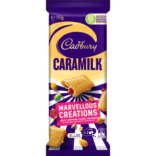 231570 Cadbury Caramilk Marvellous Creations Chocolate Block 190g