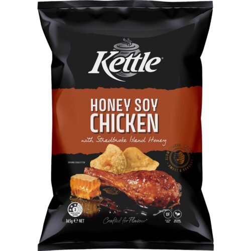 Kettle Honey Soy Chicken Potato Chips 165g