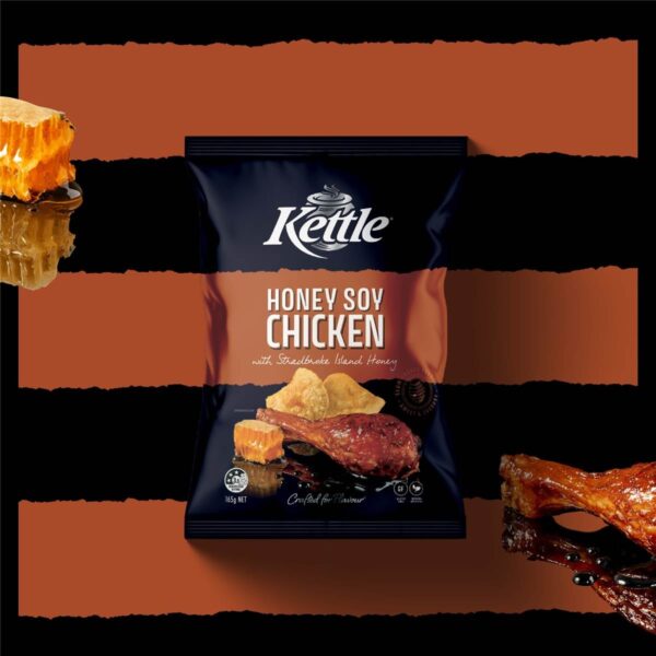 Kettle Honey Soy Chicken Potato Chips 165g