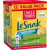 248197 Uncle Tobys Le Snak Tasty Cheese Dip & Crackers 12 pack