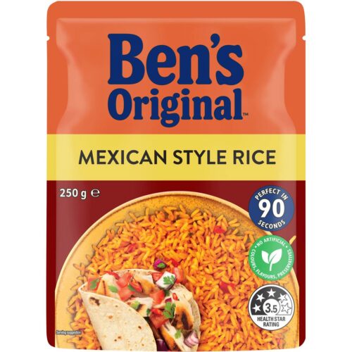 270829 Ben's Original Mexican Style Microwave Rice Pouch 250g