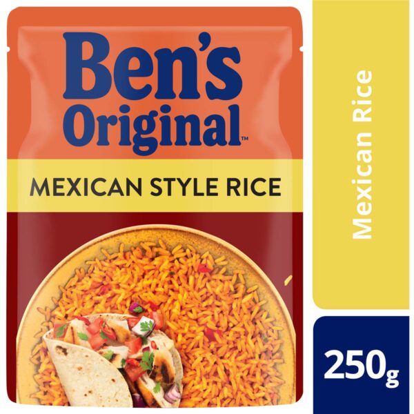 Ben's Original Mexican Style Microwave Rice Pouch 250g