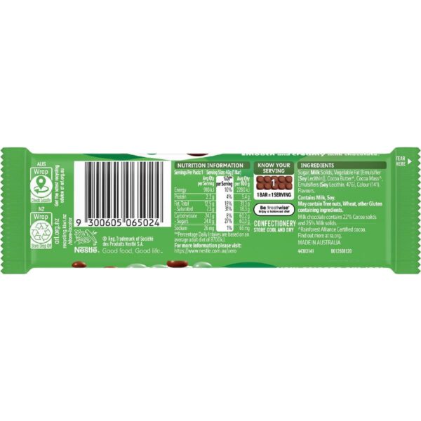 Aero Peppermint Milk Chocolate Bar 40g