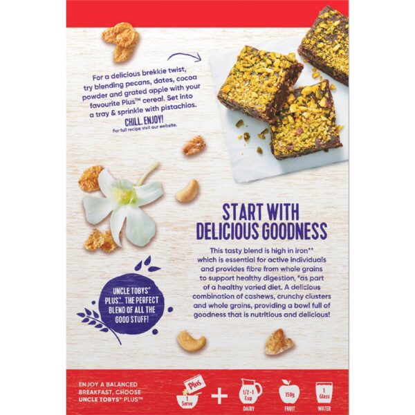 387015_2 Uncle Tobys Plus Iron Cereal 630g