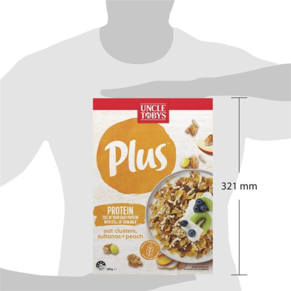Uncle Tobys Plus Protein Cereal 620g