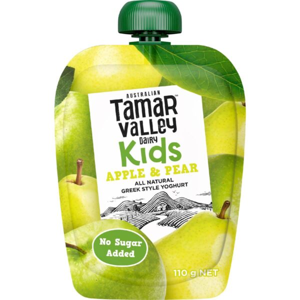 503407 Tamar Valley Kids Yoghurt Apple & Pear 110g