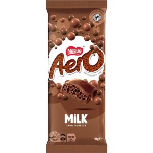 Nestle Aero Milk Chocolate Block Block 118g