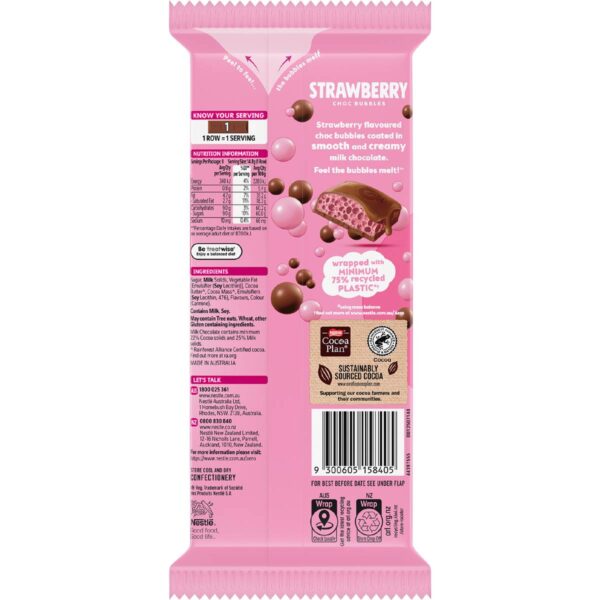 6006189_2 Aero Strawberry Chocolate Block 118g
