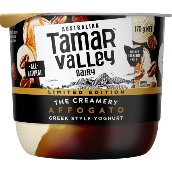 6038674_1 Tamar Valley Greek Style Yoghurt Creamy Affogato 170g