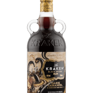 The Kraken Dark Caramel and Cornish Sea Salt Black Spiced Rum 700mL
