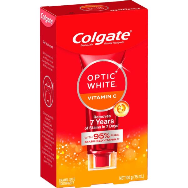 6064400 Colgate Optic White Vitamin C Whitening Toothpaste 100g