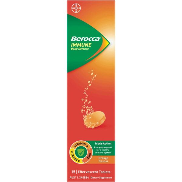 662095_2 Berocca Immune Daily Defence Effervescent Tablets 15 pack