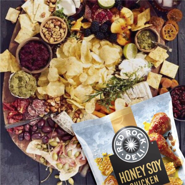 781394_8 Red Rock Deli Potato Chips Honey Soy Chicken 165g