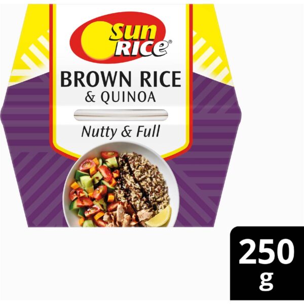 792122_10 Sunrice Microwave Brown Rice & Quinoa Cups 125g x 2 pack