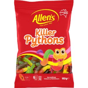 Allen's Killer Python Lollies Bag 192g