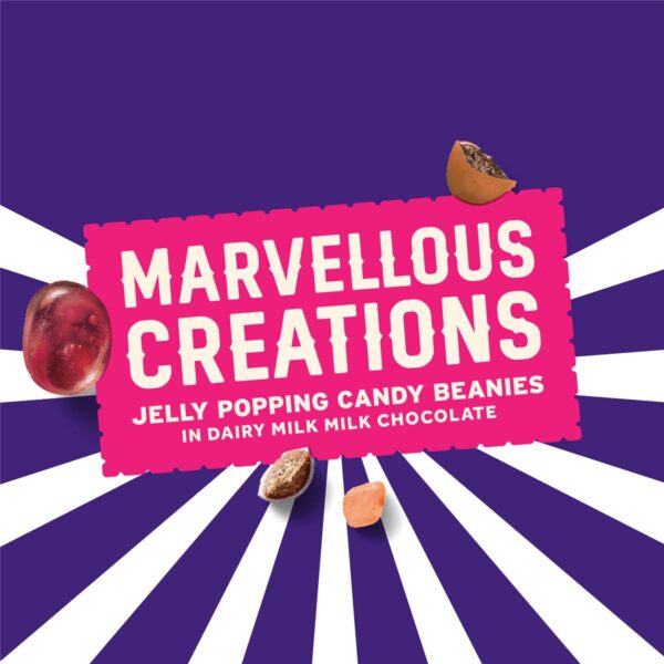 Cadbury Dairy Milk Marvellous Creation Jelly Popping Chocolate Block 190g