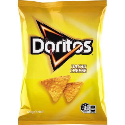 826700 Doritos Corn Chips Nacho Cheese Share Pack 170g