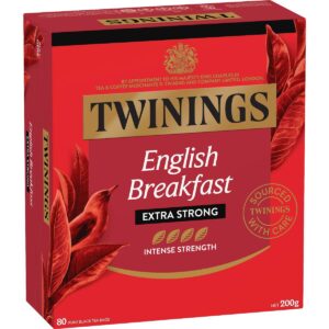 Twinings English Breakfast Extra Strong Tea Bags 80 pack