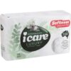847655 icare 100% Recycled Luxury 3 Ply Toilet Tissue 8 pack