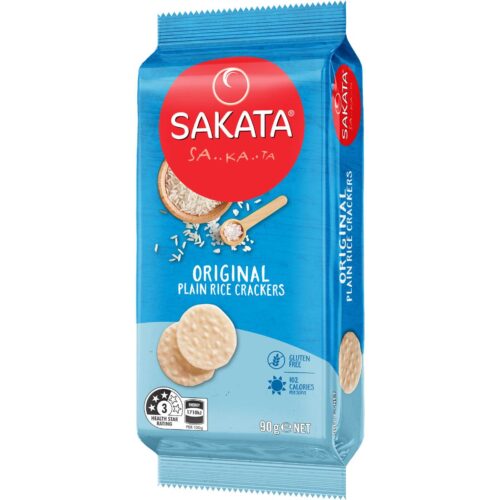 Sakata Rice Crackers Original Plain 90g