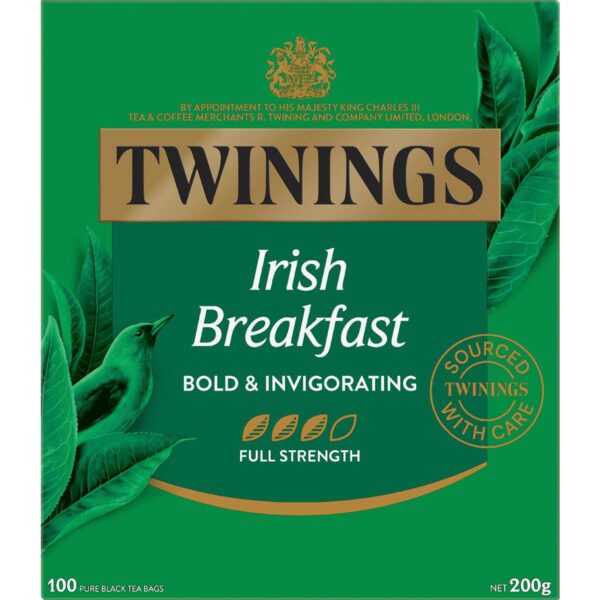 Twinings Irish Breakfast Tea Bags 100 pack