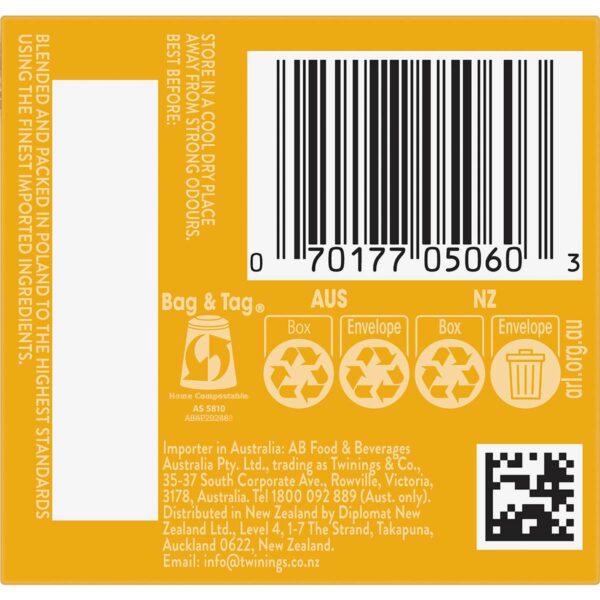 Twinings Earl Grey Tea Bags Tea Bags 10 pack