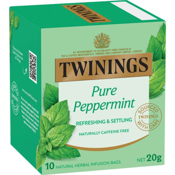 058970 Twinings Pure Peppermint Tea Bags Tea Bags 10 pack