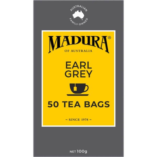 Madura Earl Grey Tea Bags 50 pack