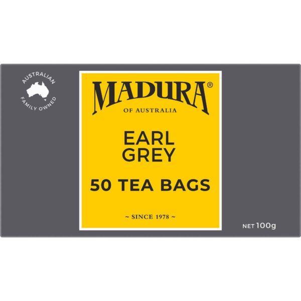 Madura Earl Grey Tea Bags 50 pack