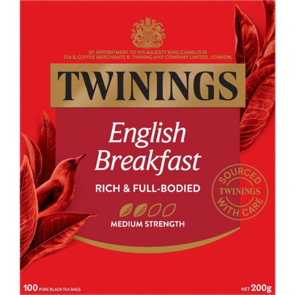 Twinings English Breakfast Tea Bags Tea Bags 100 pack