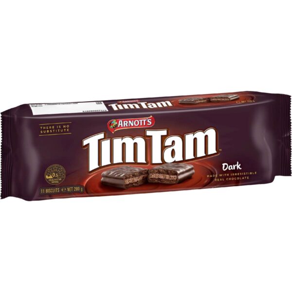 089972-1 Arnott's Tim Tam Dark Chocolate Biscuits 200g