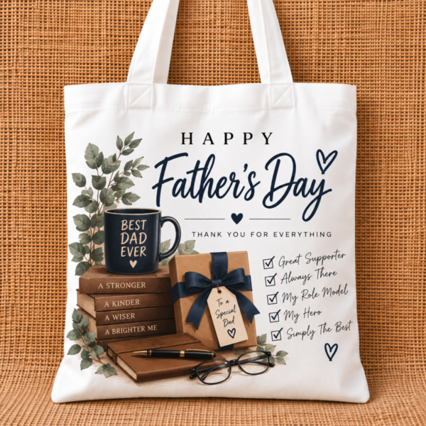 father day tote bag