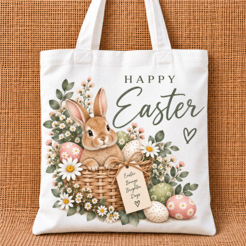 easter tote bag