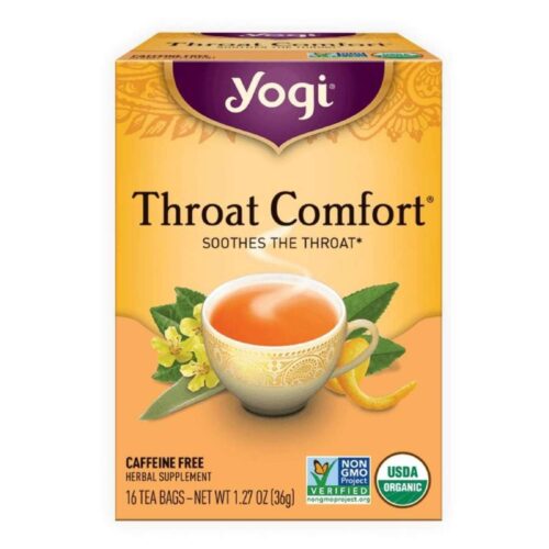 YOGI TEA Herbal Tea Bags Throat Comfort 16