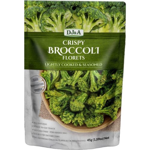 DJ&A Crispy Broccoli Florets Snack 45g