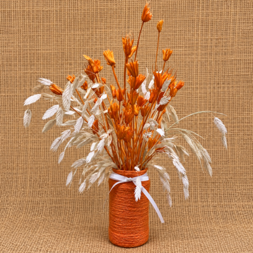 Orange flower gift