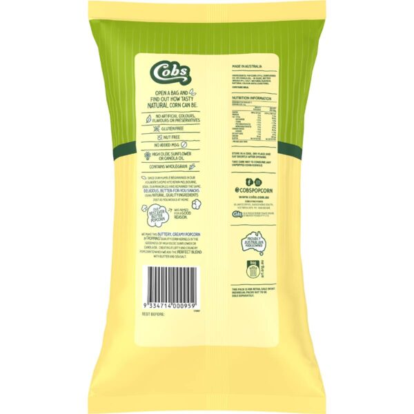 Cobs Best Ever Butter Popcorn 65g 5 pack