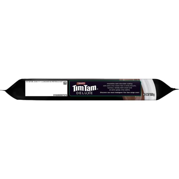 Arnott's Tim Tam Deluxe Dark Choc Mint Chocolate Biscuits 175g